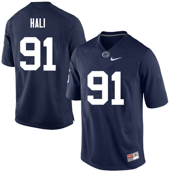 Men Penn State Nittany Lions #91 Tamba Hali College Football Jerseys-Navy